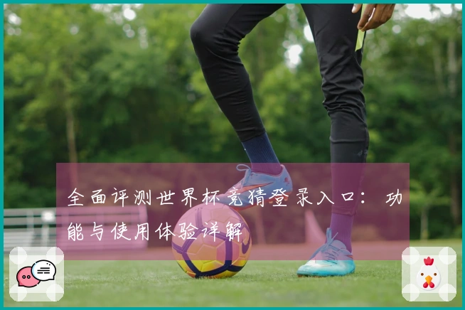 全面评测世界杯竞猜登录入口：功能与使用体验详解